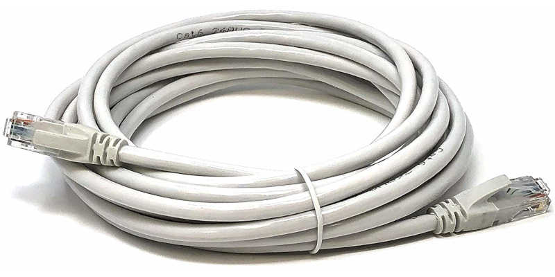 Cable de red UTP con conectores RJ45 1aTTack cat. 6, 20 m color blanco